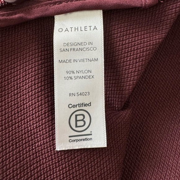 Women's Burgundy Pants - Picture 11 of 11